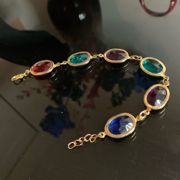 Colorful glass crystals bracelet❤️💚💜💙 - Picture 7 of 13